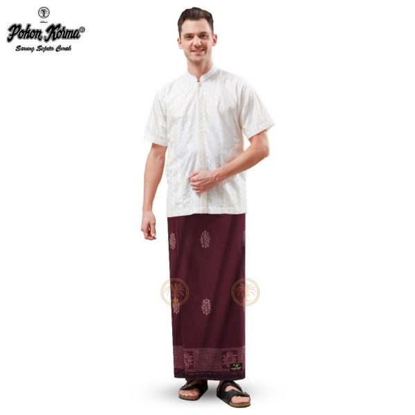 Sarung Pohon Korma Balian Premium Warna Polos